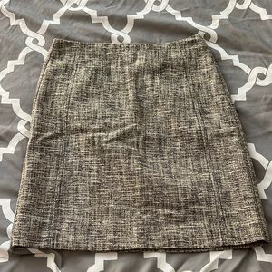 Tweed mini pencil skirt